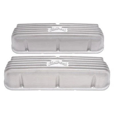 Edelbrock Engine Valve Cover Set Fits 1976 Ford Elite - Image 1 of 4