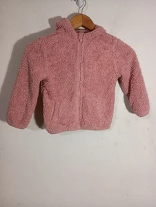 Old Navy Girls Size 4T Sherpa Critter Zip Hoodie - Picture 1 of 4