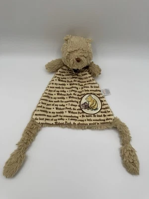 Disney Baby 2020 Winnie The Pooh Bear милое защитное одеяло плюшевое желтовато-коричневое коричневое - Изображение 1 из 4