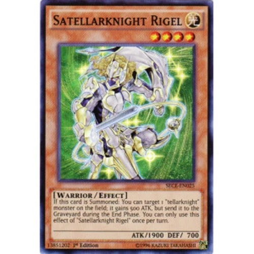 Satellarknight Rigel - SECE-EN025 - Super Rare - 1st Edition Near Mint Secrets O - Image 1 of 1