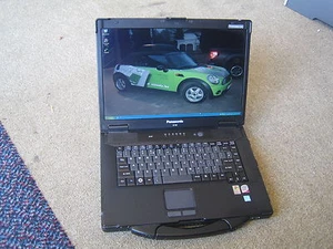Panasonic Toughbook CF-52 / Core 2 Duo 1,8Ghz 2GB RAM 80GB Rugged VISTA DVDRW B - Afbeelding 1 van 4