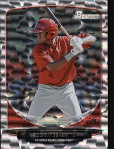 2013 Bowman Prospects Silver Ice Diamondbacks Baseball Card #BP62 Socrates Brito