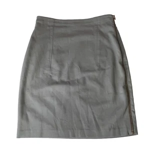 T Alexander Wang M Skirt Pencil Gray Side Zipper Detail women's - Picture 1 of 9