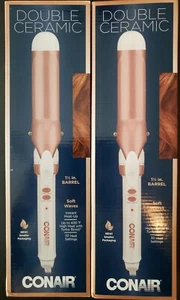 Conair Double Ceramic Curling Iron Rose Gold - 1" Model CD702GN - Picture 1 of 2