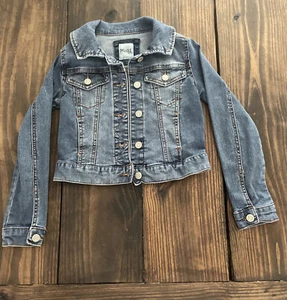 Girls Mudd Blue Denim Jean Jacket 7 Small - Picture 1 of 3