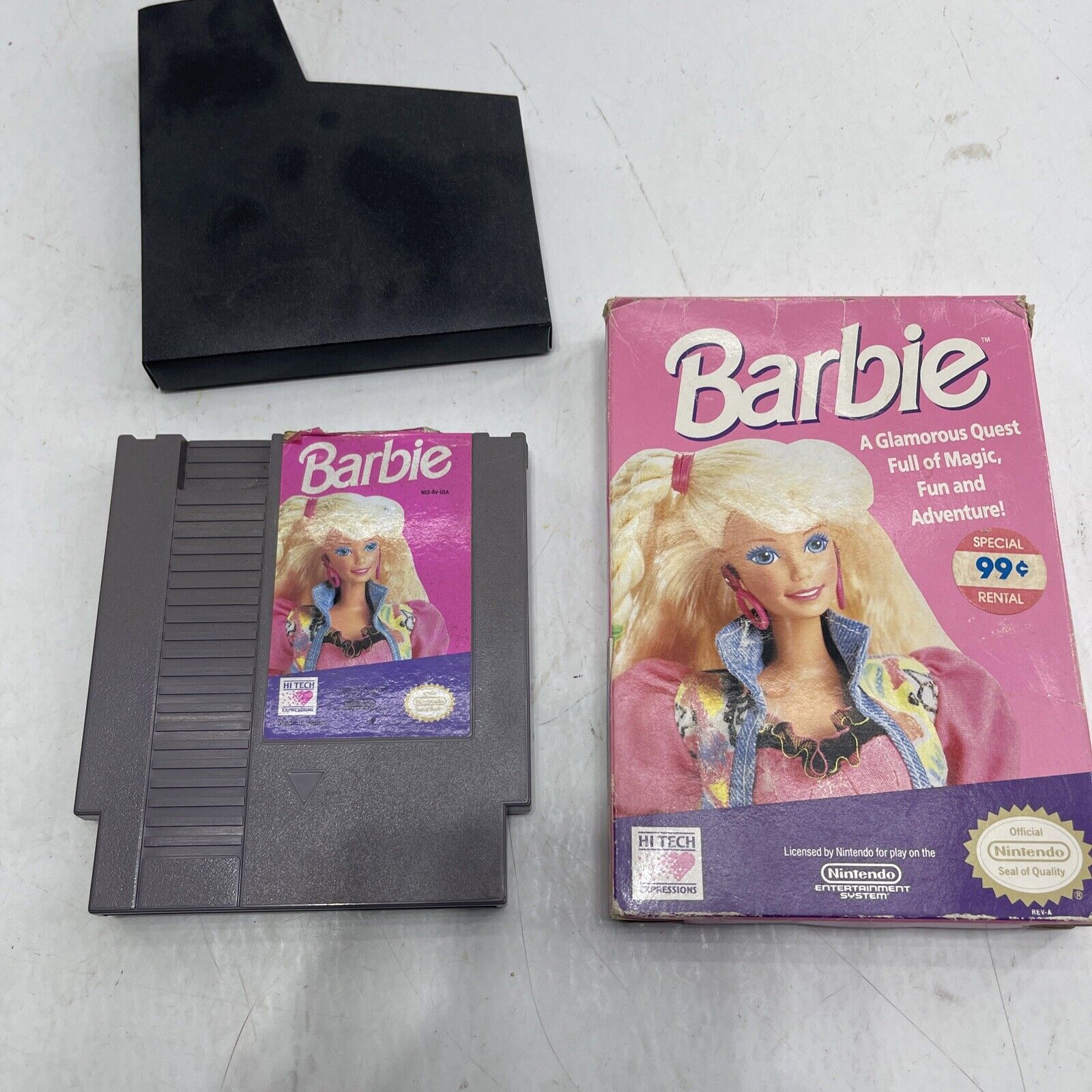 NES Nintendo - Barbie - CIB Complete In Box w/ Instructions & Inserts -