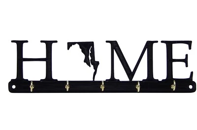 Maryland Home State Shape Key Holder Hanger Rack Housewarming Gift Wall Decor - Image 1 of 4