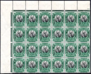 South West Africa 1927 ½d Afrikaans on English stamp, block of 24, SG.45, UM - Picture 1 of 1