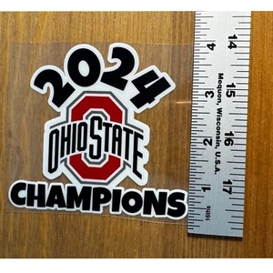 Wheather And Water Resistant Ohio State 2024 Champions Sticker UV Dtf 4x4" - Bild 1 von 3