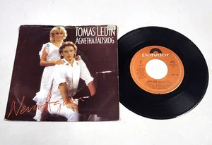 Tomas Ledin / Agnetha Fältskog – Never Again – 7" Vinyl Single – Very Good Plus - Picture 1 of 4