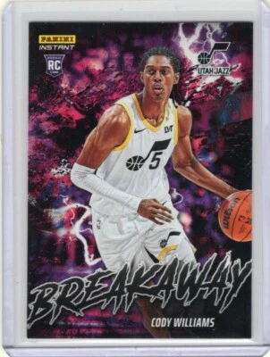2024/25 PANINI INSTANT NBA BREAKAWAY B10 CODY WILLIAMS JAZZ  1/1355 - Image 1 of 2