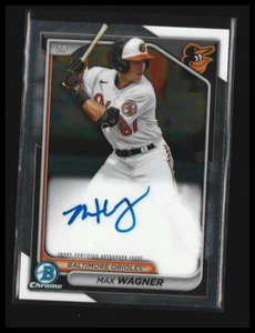 2024 Bowman #CPA-MW Max Wagner Chrome Prospects autógrafos refractores - Imagen 1 de 2