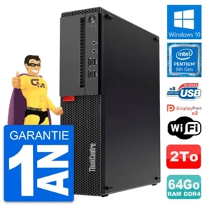 PC Lenovo Thinkcentre M910s SFF Intel G4400 RAM 64Go Scheibe 2To Windows 10 Wifi - Bild 1 von 7