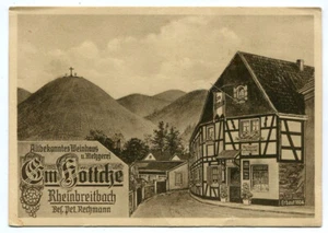 AK Rheinbreitbach, Weinhaus,Metzgerei Em Höttche 1934 - Picture 1 of 2