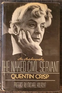 QUENTIN CRISP The Naked Civil Servant 1977 hardcover 1st ed. US LGBTQ+  VG+ - Picture 1 of 9