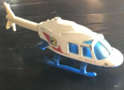 Mattel Hot Wheels NewsChopper 1989 2 helicópteros extremo trasero retráctil Foto 1 de 4
