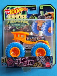 Loco Punk 🔥 1:64 Monster Trucks mattel Locomotive Train Glow in the dark - Picture 1 of 2