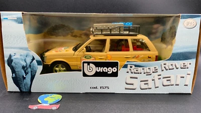 Bburago Range Rover Safari, automodello scala 1:24 - 1:25, vintage (1686) - Immagine 1 di 4