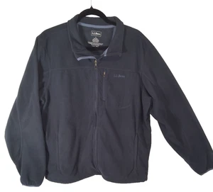 LL Bean Fleece Jacket Men’s Large Mountain Classic Windproof Jacket Full Zip - Picture 1 of 5
