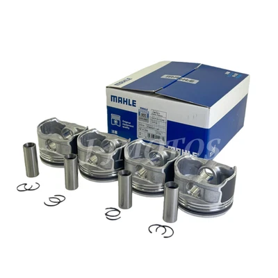 4X Pistons & Rings 81mm STD For VW Jetta Golf MK4 AUDI A4 1.8T Turbo 20V AWP AWW Foto 1 de 4