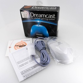 Sega Dreamcast Mouse HKT-4200 MK-50173 Open Box Unused w/ Registration Card