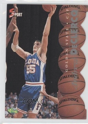 1995 Classic 5 Sport Silver Die-Cut Andrew DeClercq #32 Rookie RC - Image 1 of 2