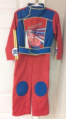 Disney Cars Rayo McQueen Pit Crew Mono Disfraz Rojo 4t Coches Vestir Foto 1 de 4