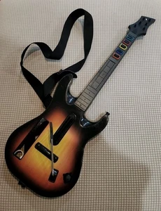 Nintendo Wii Guitar Hero World Tour Sunburst Gitarre Red Octane mit Gurt - Bild 1 von 8