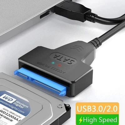 USB 3.0 to 2.5" SATA III Hard Drive Adapter Cable/UASP SATA to USB 3.0 Converter - Image 1 of 4