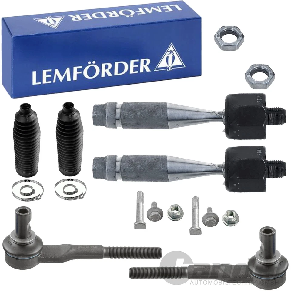 2xLEMFÖRDER SPURSTANGE+MANSCHETTE VORDERACHSE passend für AUDI A6 C6 4F2 4F5 4FH - Bild 1 von 4