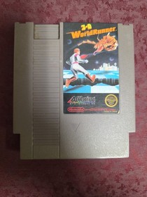3-D WorldRunner (Nintendo Entertainment System, 1987) NES Cleaned & Tested