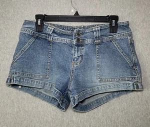 Vintage Y2K Aeropostale Denim Jean Shorts Mini 90s Size 9/10 - Bild 1 von 11
