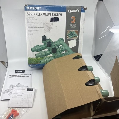 Orbit 57253 3-Valve Heavy Duty Preassembled Manifold - Image 1 of 4