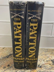 The Patton Papers - 1885-1940 Volume I & II HC with DJ - Imagen 1 de 2