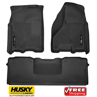 HUSKY X-Act Contour Floor Mats for DODGE RAM 2500 3500 Mega Cab 53511 53681 - Image 1 of 4