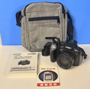 Canon Power Shot SX10 IS 20x Optical Zoom 10.0MP Camera With SD Card Case Manual - Picture 1 of 11
