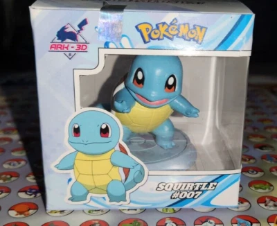 Squirtle # 7 Pokemon - Figura ArK3D (Resina) Pokémon Kanto Región Starter Foto 1 de 2