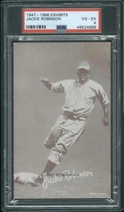 1947-1966 Exhibits #NNO Jackie Robinson PSA 4 VG-EX (4688) - Picture 1 of 2