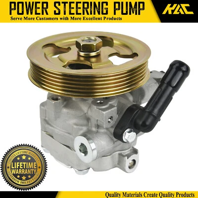 Power Steering Pump with Pulley 34430AG03B For 2006-2009 Subaru Legacy Outback Foto 1 de 4