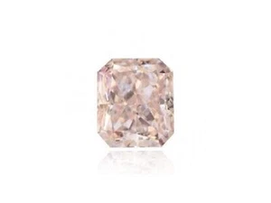0.22ct Pink Diamond - Natural Loose Fancy Light Pink Color Diamond VS1 Radiant - Picture 1 of 2