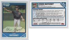 2007 Bowman Chrome Prospects Refractor /500 Edwin Maysonet #BC33