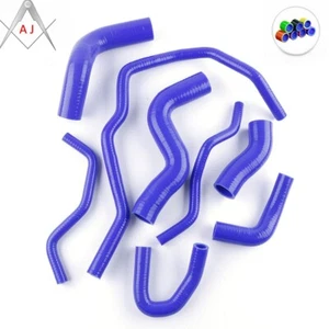 Silicone Radiator Heater Hoses For VW GOLF GTI MKV MK 5 2.0 FSI/TFSI TURBO Blue - Picture 1 of 3