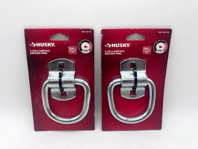 2 Husky Surface Anchor Ring 3 3/8” 3666 Lb Working Load Heavy Duty - Image 1 of 2