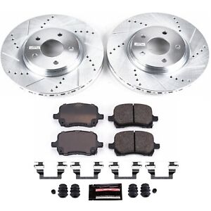 Powerstop K1610 2-Wheel Set Brake Discs And Pad Kit Front for Chevy Malibu G6 G5