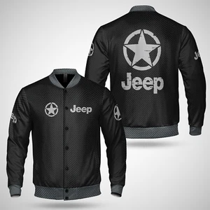 Chaqueta de béisbol con estampado integral Jeep Lovers - Imagen 1 de 3