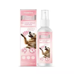 No Chew Spray for Dogs Dog Stop Chewing Paws Bitter Spray Powerful Bitter' - Picture 1 of 15