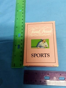 Vintage 1989 Trivial Pursuit Game Travel Pack Sports Trivia 6034 - Picture 1 of 6