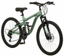 Mongoose Major 24" Mountain Bike - Green