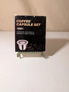 Cápsula de café reutilizable de acero inoxidable SS304 ecológica compatible con Nespresso - Imagen 1 de 2