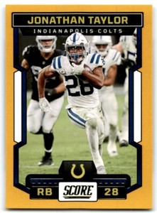 2023 SCORE GOLD JONATHAN TAYLOR INDIANAPOLIS COLTS #9